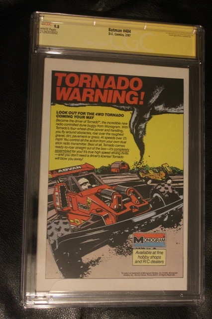 BATMAN #404 CGC 9.8 SS Signed Frank Miller Year One 1987 DC Comics Catwoman 4