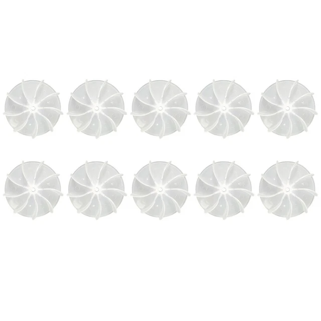 10 Pcs Mini Desk Replacement Fan  Mini Small Power Plastic Fan