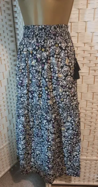 ladies maxi skirt by monsoon size S nnt boho festival floral