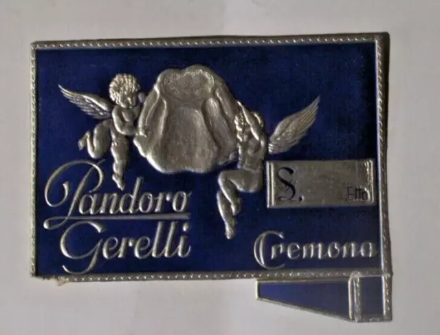 Y942-Piccola Pubblicita' In Rilievo Di Cm 11X6 Pandoro Gerelli Di Cremona