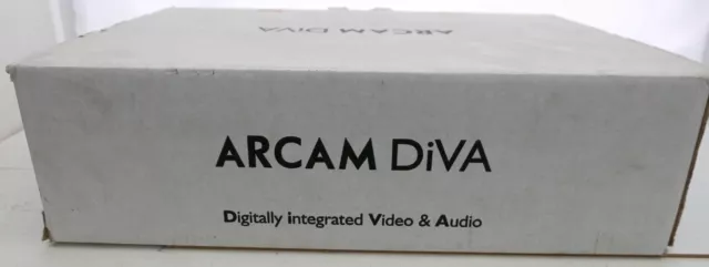 Arcam CD72 DiVA CD Player, Boxed with Remote Control, Manual, Cable etc, Silver