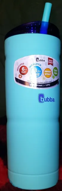 NEW! Bubba Insulated 24oz SS Envy Teal  Mug stay cold 12 hrs/Hot  6 hrs