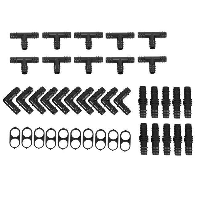 Connettore rapido per tubo da giardino 1/2 3/4 1 pollice Accoppiatore per tubo Connettore acqua di arresto 16/20/32mm Raccordo per sistema di irrigazione con giunto di riparazione  15