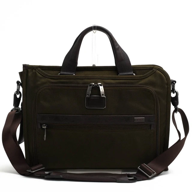 TUMI Business Bag 26110ODL2 ALPHA Slim Deluxe Portfolio Ballistic Nylon #Y045