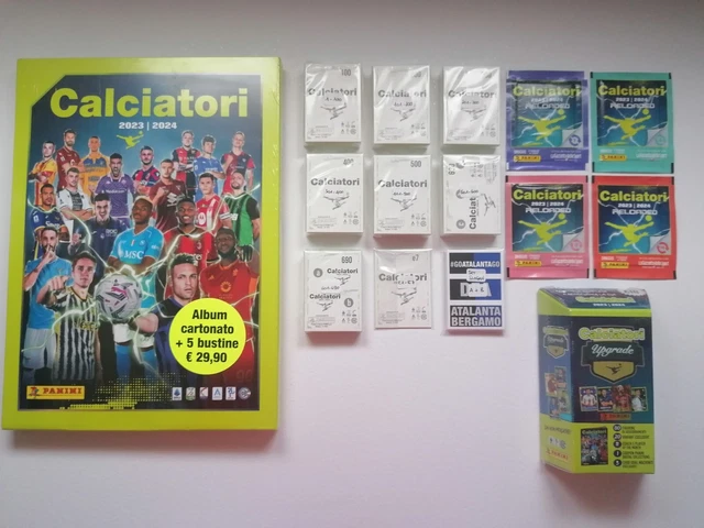 Album Panini Calciatori 2023-24 – Édition Cartonnée + Set Complet De Figurines + Upgrade – Neuf