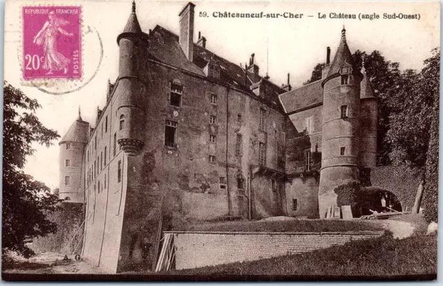 18 CHATEAUNEUF SUR CHER - le CHATEAU