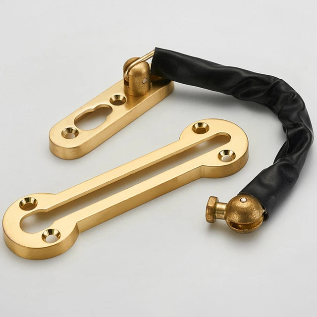 Catena Porta Acciaio Inossidabile,2 Pezzi Sicurezza Di Porta Catena Con Viti Antifurto,Catena Per Porta Di Sicurezza,Catena Per Porta Anteriore,Blocco Catena Porta - 2