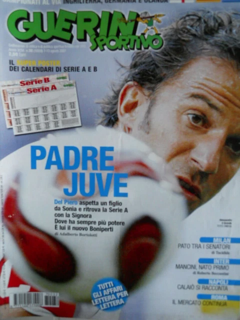 Poster Guerin Sportivo – Alex Del Piero Et Julio Ricardo Cruz, Maxi Affiche