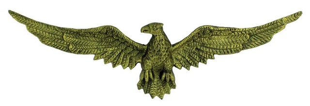 Cast Iron Eagle Wall Plaque - Patriotic Wall Decor