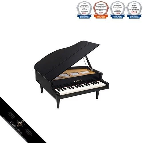 KAWAI Mini Grand Piano 1141 Noir 32 Touches F5-C8 Jouet Éducatif 3,1 kg KAWAI Mini Grand Piano 1141 Noir 32 Touches F5-C8 Jouet Éducatif 3,1 kg
