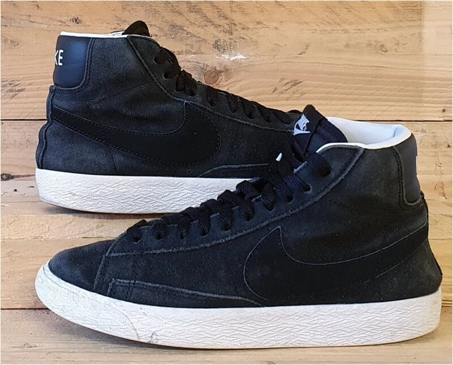 NIKE BLAZER MID Suede Vintage Trainers 518171 800 Red White Gum