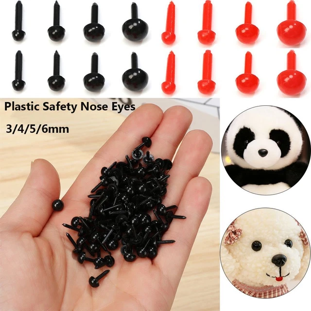 Plush Doll Eyes Animals Noses Accessories Stuffed Doll Eyes Safety Oval Nose