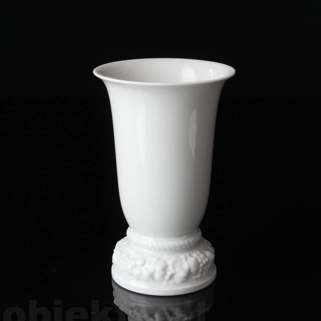 ROSENTHAL PORZELLAN BLUMENVASE Prunkvase Vase Classic Rose Maria Weiß H