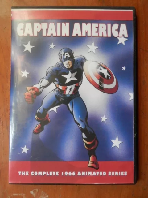 VINTAGE CAPTAIN AMERICA 1966 Cartoons Dvd Complete Series Avengers Marvel  Comics $ - PicClick