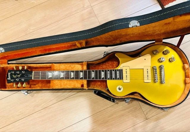 FERNANDES BURNY RLG '55 Goldtop P90 Les Paul Super Grado MIJ