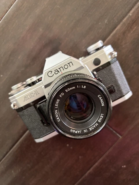 CANON AE-1 SILVER / Lens FD 50mm f/1.4 S.S.C. Exc+5 SLR Z3169