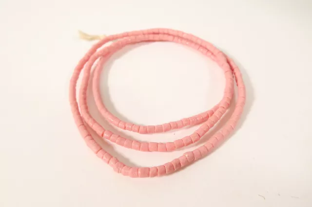 Pulverglasperlen 3mm rosa CD29 Krobo Ghana Recycling Glass Beads Afrozip