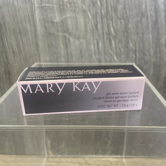 Nuovo IN Scatola Mary Kay Haute Rosa Gel Semi Lucentezza Rossetto