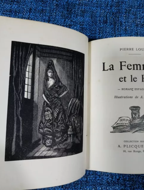 Pierre LOUŸS - Achille OUVRÉ. La Femme et le pantin, roman espagnol. 1922 2