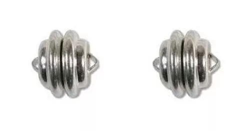 12 Hypo-Allergenic MAGNETIC CLASPS Mag-Lok 11x11mm No Nickel ~  Super Strong
