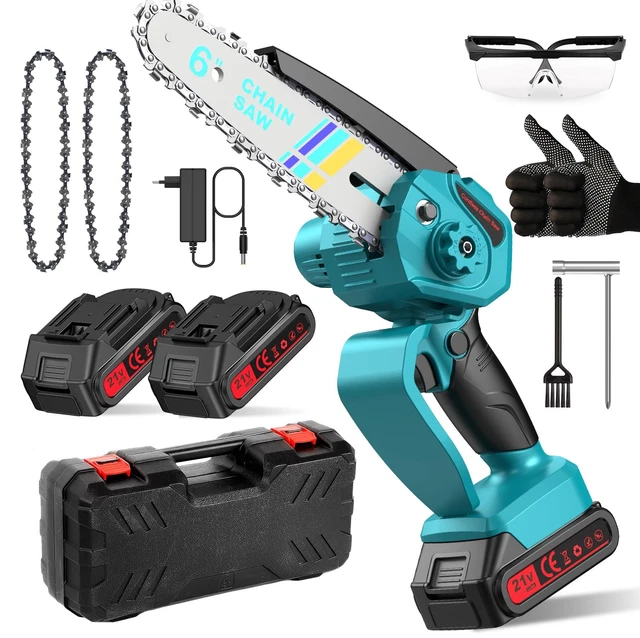 Motosega Telescopica A Batteria 2-in-1 Per Makita 21V - Incluse 2 Batterie, 3 Anni Garanzia!