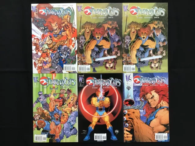 THUNDERCATS Lot of 6 DC / Wildstorm Comics - #0 1 1 1v 2 2v - High Grade!