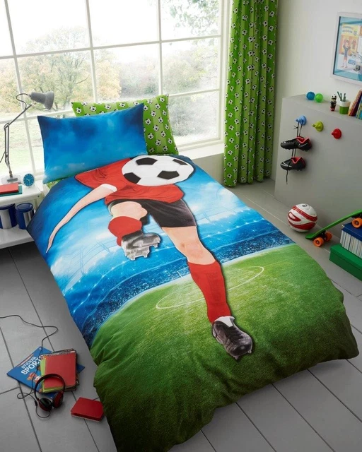 Set copripiumone calcio set copripiumone bambini/bambini set biancheria da letto singolo