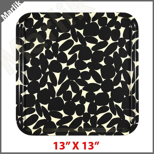 IKEA TRAY VARSIKLOJA Serving Tray 605.422.45 patterned OffWhite/Black