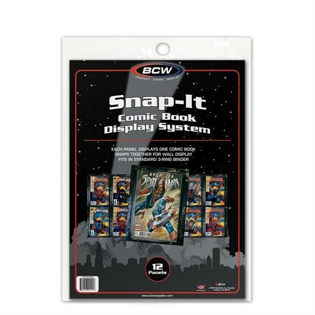 BCW Snap-It Comic Book Display System, 12 Panels
