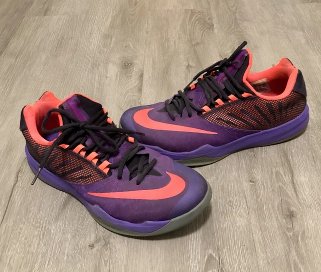 NIKE ZOOM RUN The One Mens Purple Silver Basketball Shoes  display picture 3