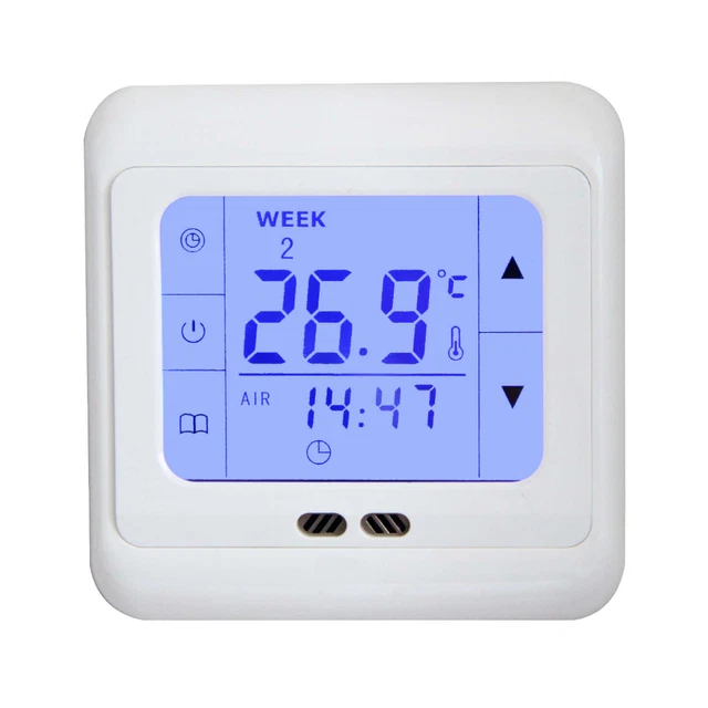 Numérique Tactile Thermostat Régulateur de Chauffe Contrôleur Salle Chauffage
