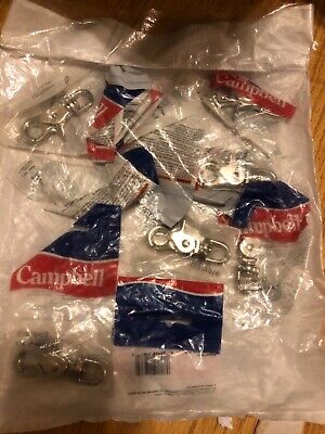 QTY 10 - Campbell Cooper 3/8" Swivel Round Eye Trigger Snap B7616402 WLL 30 LBS