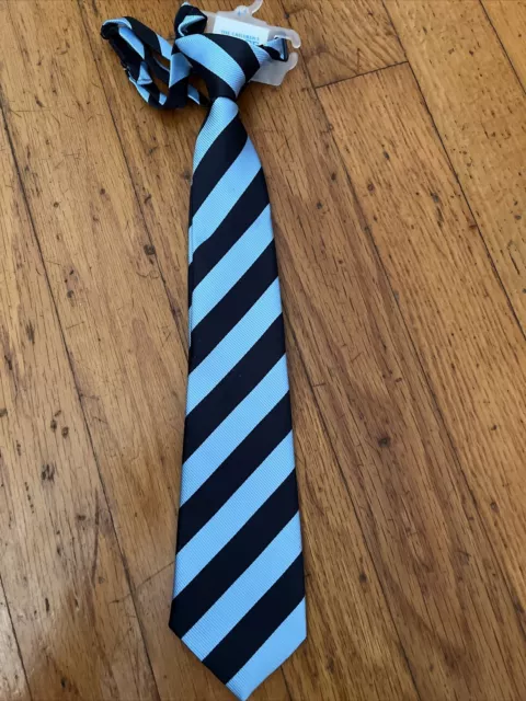 Children's Place Boys Neck Tie Size 4-7 Years, Striped blue,  Adjustable. NWT.