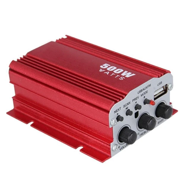AMPLIFICATORE SUBWOOFER AMPLIFICATORE audio stereo HiFi a 2 canali per