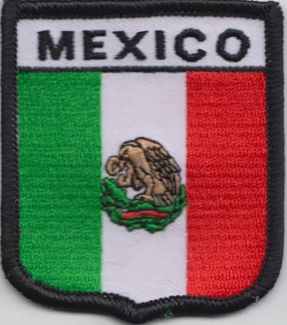 Mexico Flag Embroidered Patch