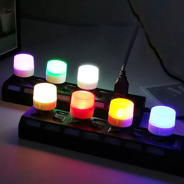 Lampada da lettura mini libro USB super luminosa mini USB LED portatile notte Li*t~