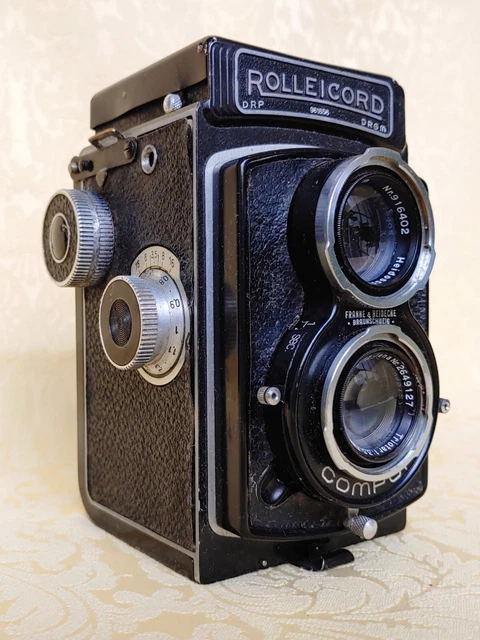 Rara ROLLEI ROLLEICORD IIc Model 4 - K3-543 macchina fotografica vintage 1939 3