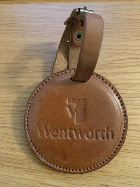 Wentworth Golf Club Leather bag tag