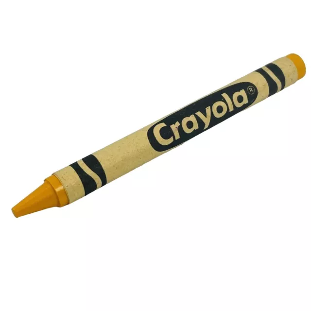 Crayola Crayon Retired Lemon Yellow New Unused Binney & Smith New York  Vintage 