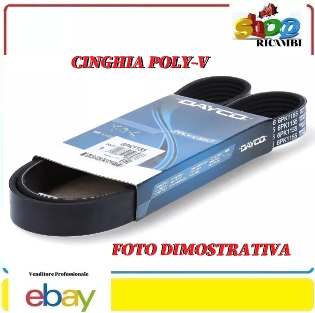 DAYCO 4PK1538 Cinghia Poly-V PER DACIA/NISSAN/RENAULT