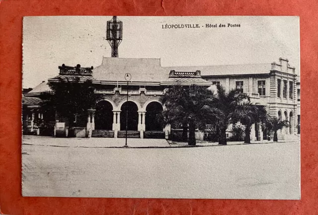 CPA CONGO LEOPOLDVILLE - Hôtel des Postes