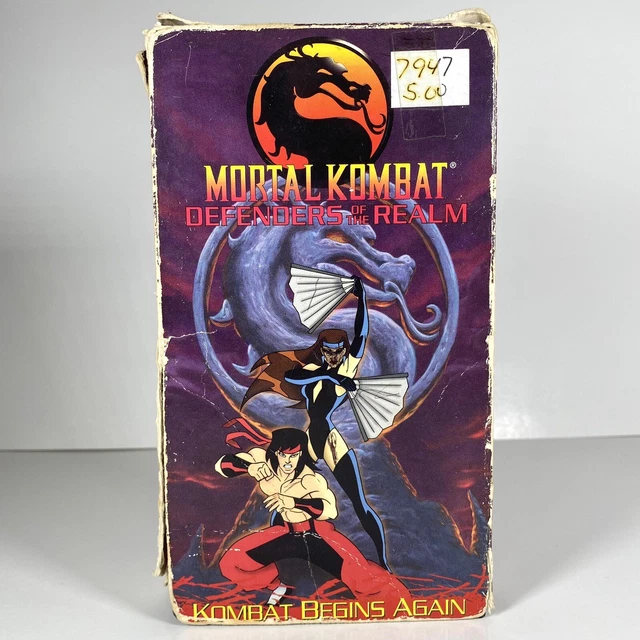 MORTAL KOMBAT DEFENDERS Of The Realm Kombat Begins Again VHS 1996