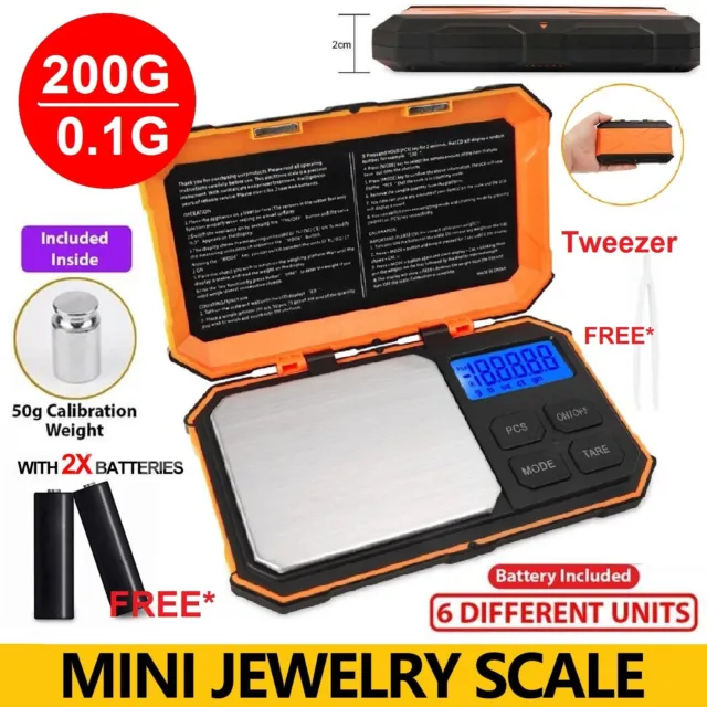Electronic Pocket Mini Digital Pocket Scales Gold Jewellery Weighing Scales Gram