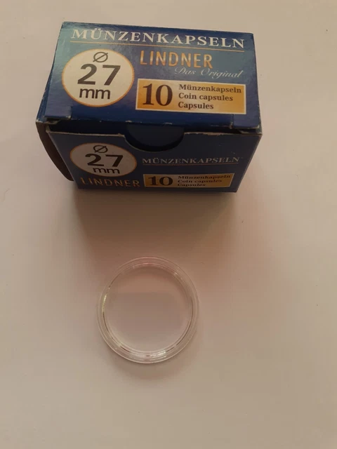 Lindner Münzkapseln – Schutzbox Für Münzen, 14-50 Mm, Kratzfeste Oberfläche