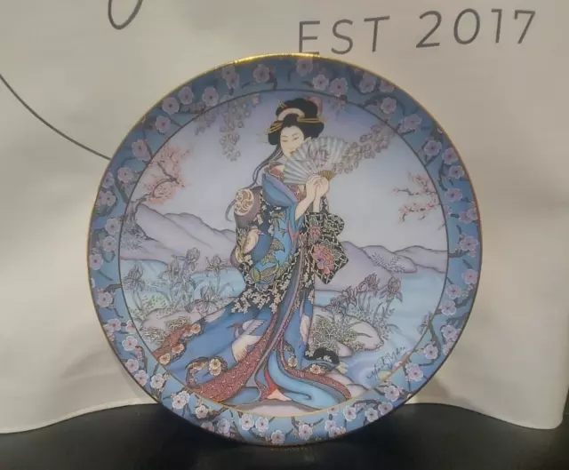 Royal Doulton/Franklin Mint “ Princess Of The Iris ” plate Rare limited edition