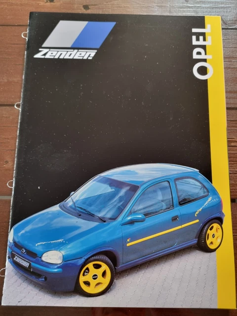 ZENDER OPEL Gesamtprogramm für Händler 1995 - Tuning Fahrzeugveredlung D&W