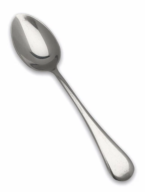 Calderoni Borromeo 18/10 Stainless Place Oval Soup Spoon Flatware Italy