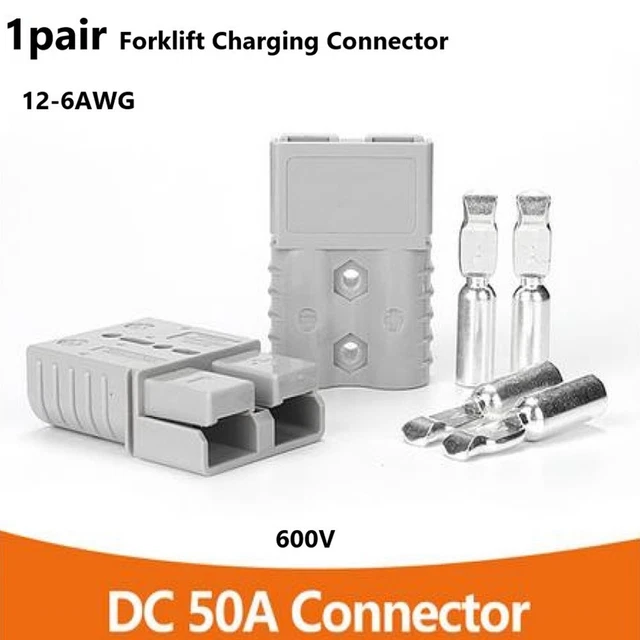 Kit connettore di alimentazione batteria rimorchio con spina di ricarica 50A600V resistente e sicuro