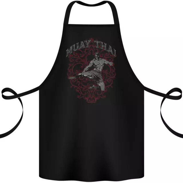Muay Thai Fighter Warrior MMA Martial Arts Cotton Apron 100% Organic