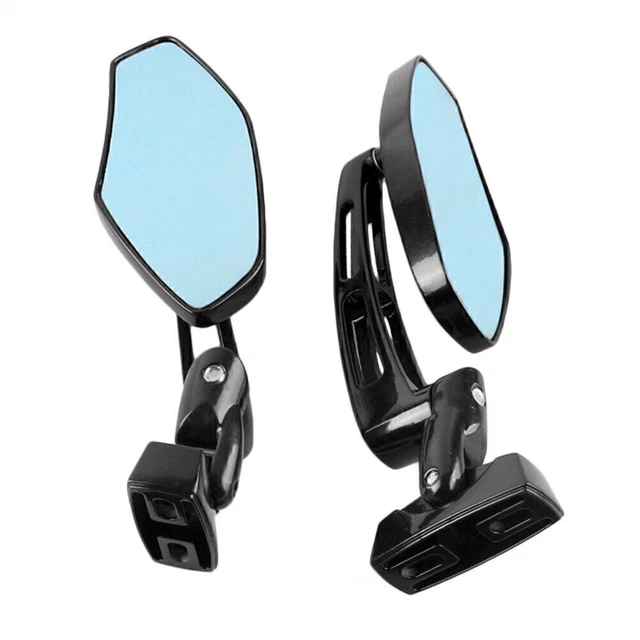 2x Rearview Mirrors Universal fit Honda Kawasaki Suzuki Yamaha Ducati Dirt Bike